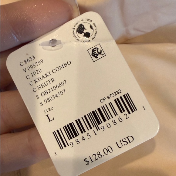 💋NWT💋Free People Cream Bomber Jacket with Black and White Stripes 030 - Picture 6 of 6